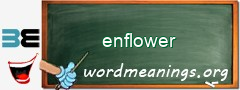 WordMeaning blackboard for enflower